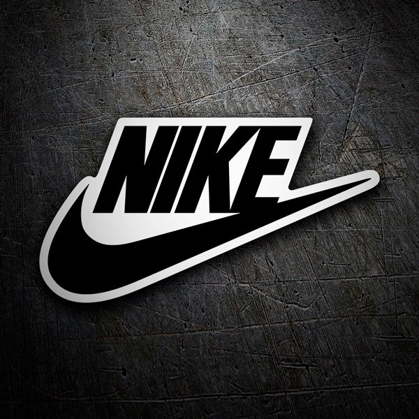 Pegatina Nike sobre su logo TeleAdhesivo.com