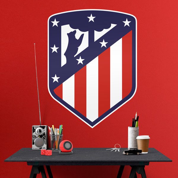 Bandera Escudo Atletico de Madrid 120 x 90 cm 