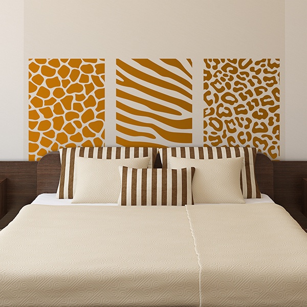 Vinilos de pared de cama cabecero  adhesivos decorativos armarios