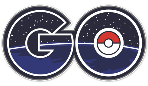 Vinilo decorativo Pokémon GO Letras "GO"