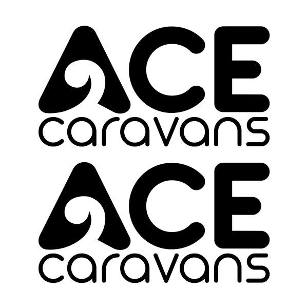 Vinilos autocaravanas: Ace Caravans x2