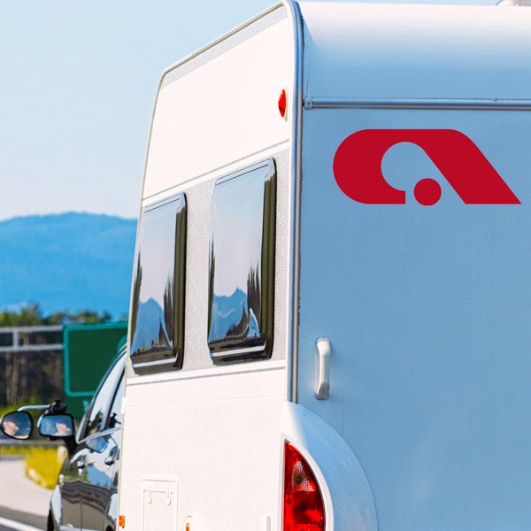 Vinilos autocaravanas: Logo new Adria