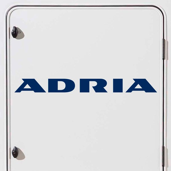 Vinilos autocaravanas: Logo new Adria 2