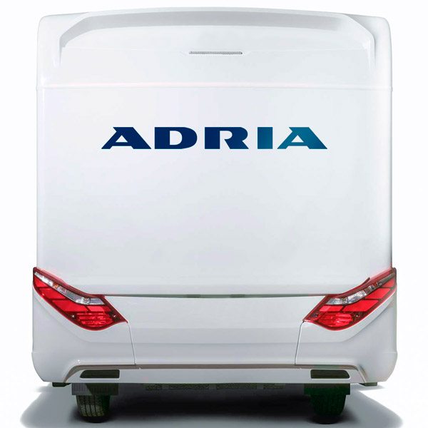 Vinilos autocaravanas: Logo new Adria 2