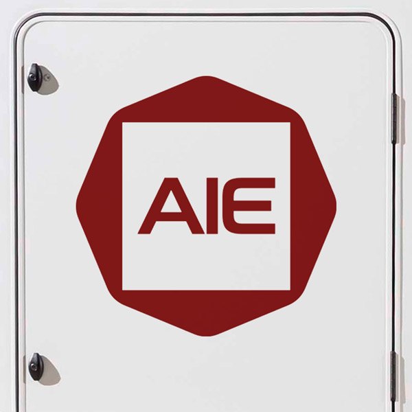 Vinilos autocaravanas: Logo Aie