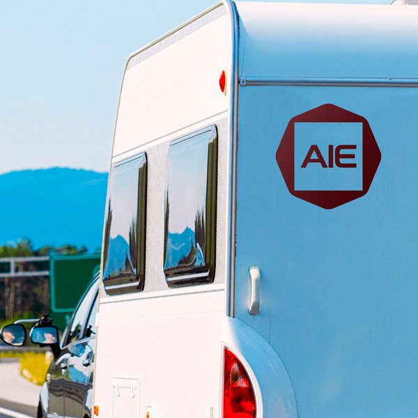 Vinilos autocaravanas: Logo Aie