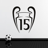 Vinilos Decorativos: Real Madrid 15 Champions 2