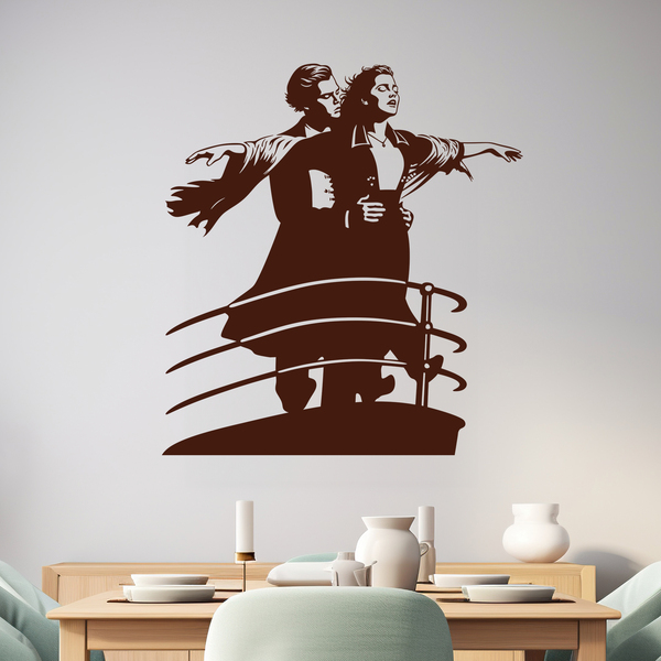 Vinilos Decorativos: Jack y Rose en Titanic