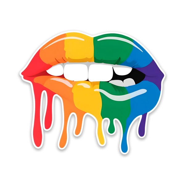 Vinilos Decorativos: Labios LGTBI