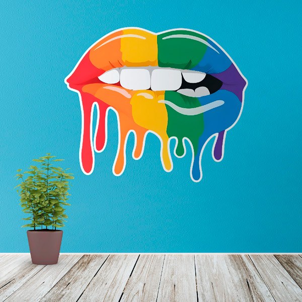 Vinilos Decorativos: Labios LGTBI