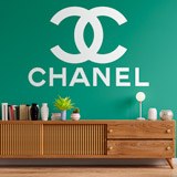 Pegatinas: Vinilo decorativo con logo de Chanel 2