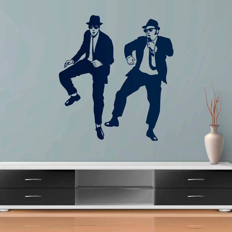 Vinilos Decorativos: Blues Brothers Bailando