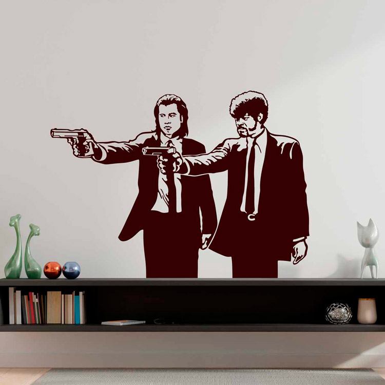 Vinilos Decorativos: Jules y Vincent Vega en Pulp Fiction