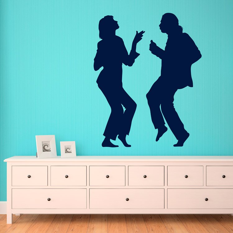 Vinilos Decorativos: Baile Pulp Fiction Mia y Vincent