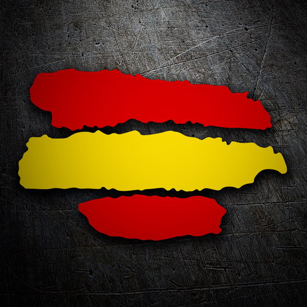 Pegatina Bandera de España (calcomanía de coche español español)