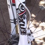 Pegatinas: Set horquillas bicicleta BTT Fox Racing Shox 4