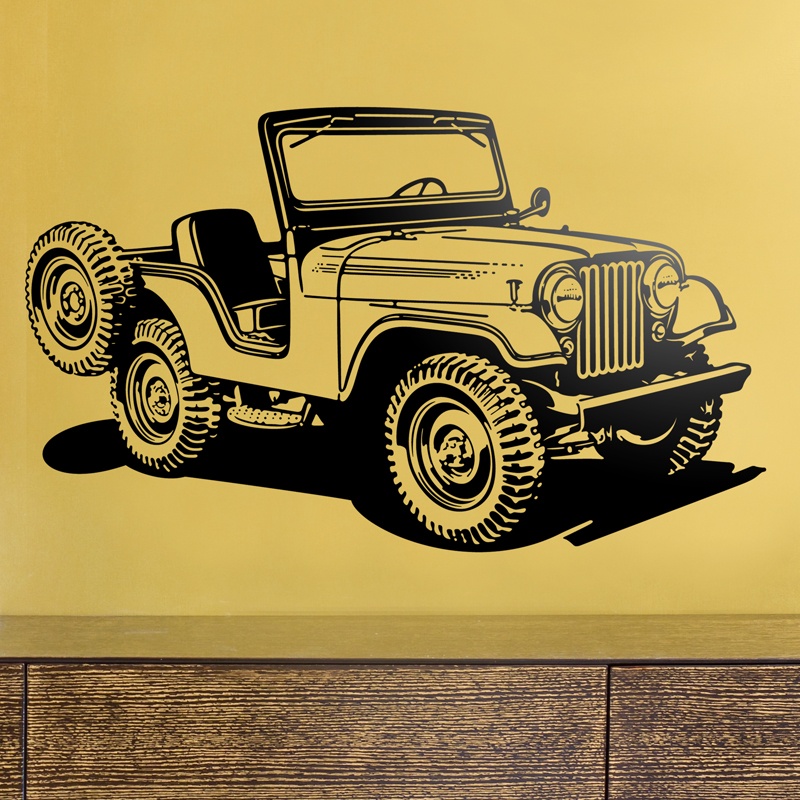 Vinilos Decorativos: Jeep 2ª Guerra Mundial