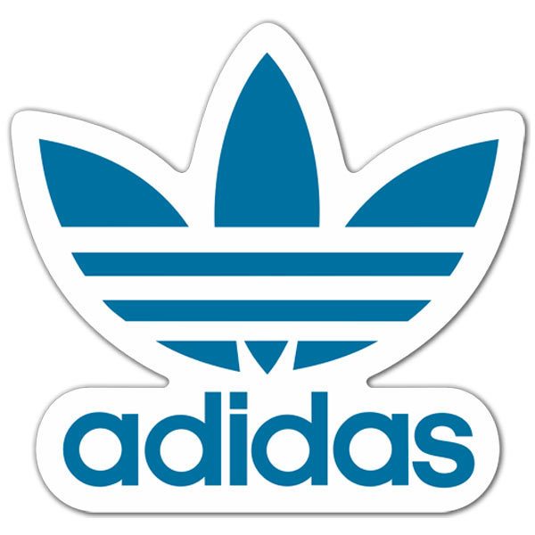 Comorama Con rapidez roto Pegatina Adidas logo | TeleAdhesivo.com