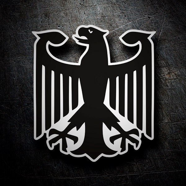 Pegatina Águila del escudo de Alemania 