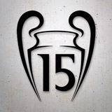 Pegatinas: Real Madrid 15 Champions League 2