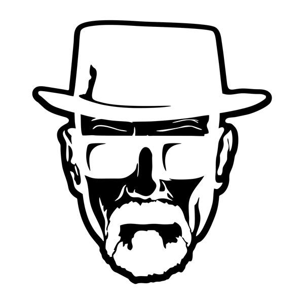 Pegatinas: Breaking Bad Heisenberg