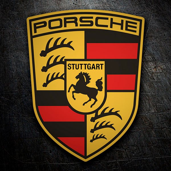 Pegatinas: Logo Porsche