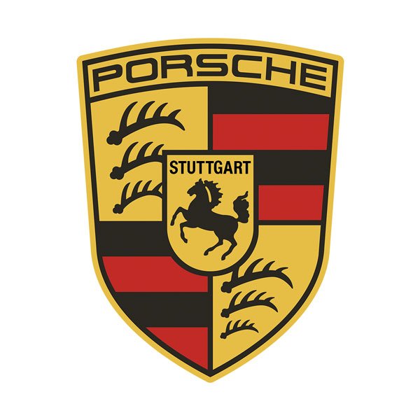 Pegatinas: Logo Porsche