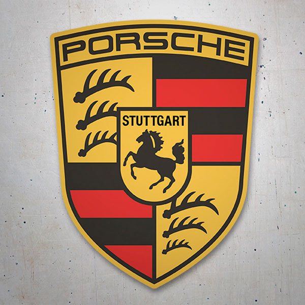 Pegatinas: Logo Porsche