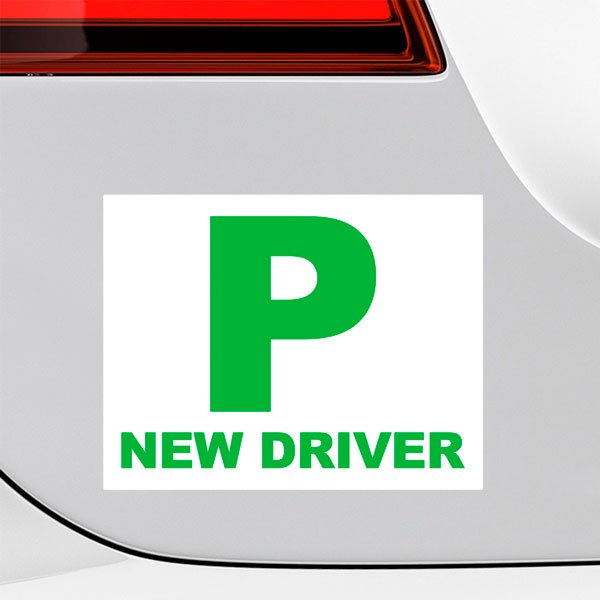 Pegatinas: P New driver