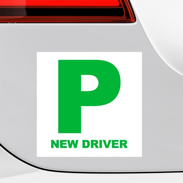 Pegatinas: P New driver 2