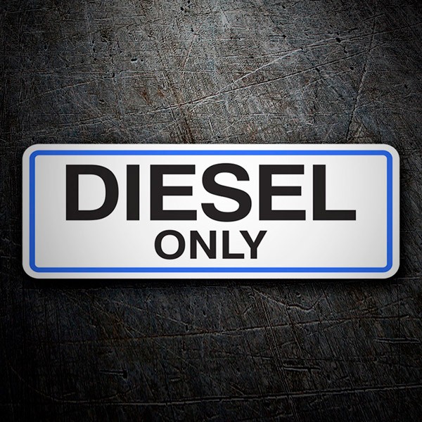 Vinilos autocaravanas: Diesel Only