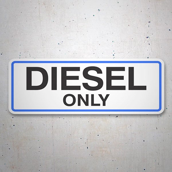 Vinilos autocaravanas: Diesel Only