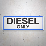 Vinilos autocaravanas: Diesel Only 3