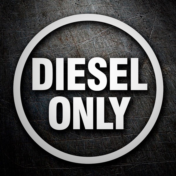 Vinilos autocaravanas: Diesel Only 2