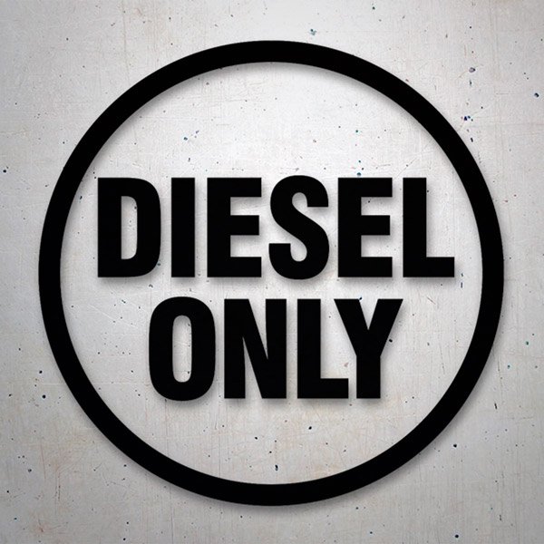 Vinilos autocaravanas: Diesel Only 2