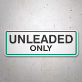 Vinilos autocaravanas: Unleaded Only 3