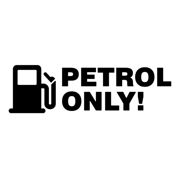 Vinilos autocaravanas: Petrol Only