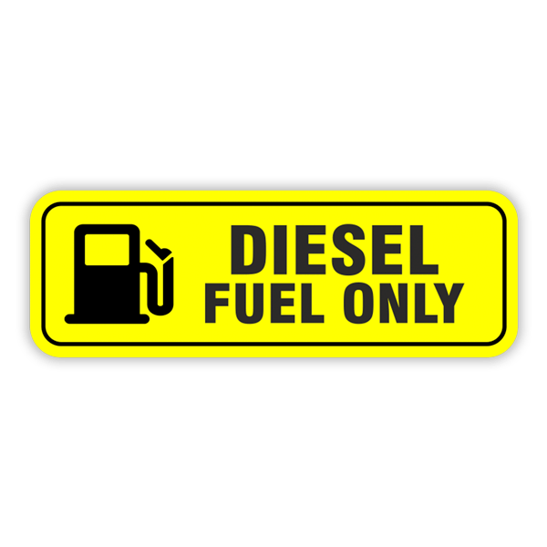 Vinilos autocaravanas: Diesel fuel only