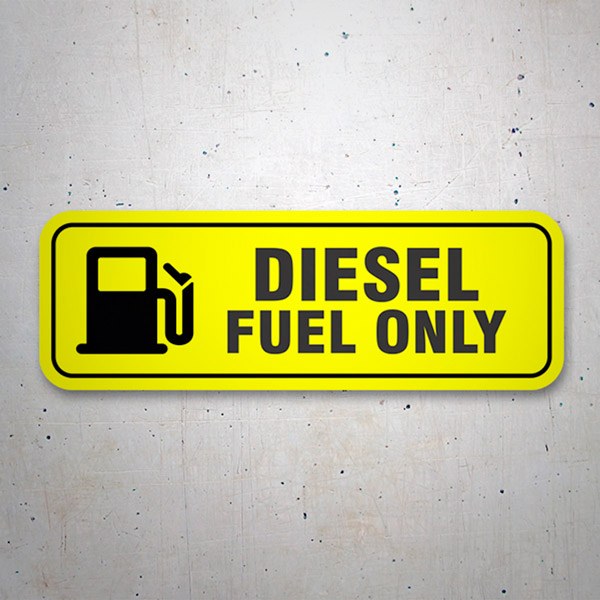 Vinilos autocaravanas: Diesel fuel only