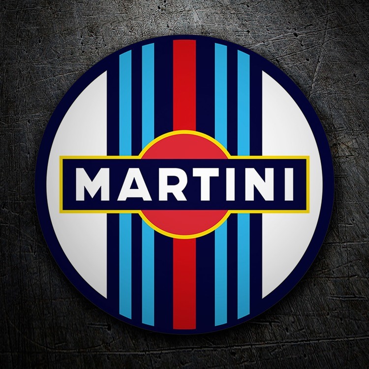 Pegatinas: Pegatina circular Martini Racing para coches