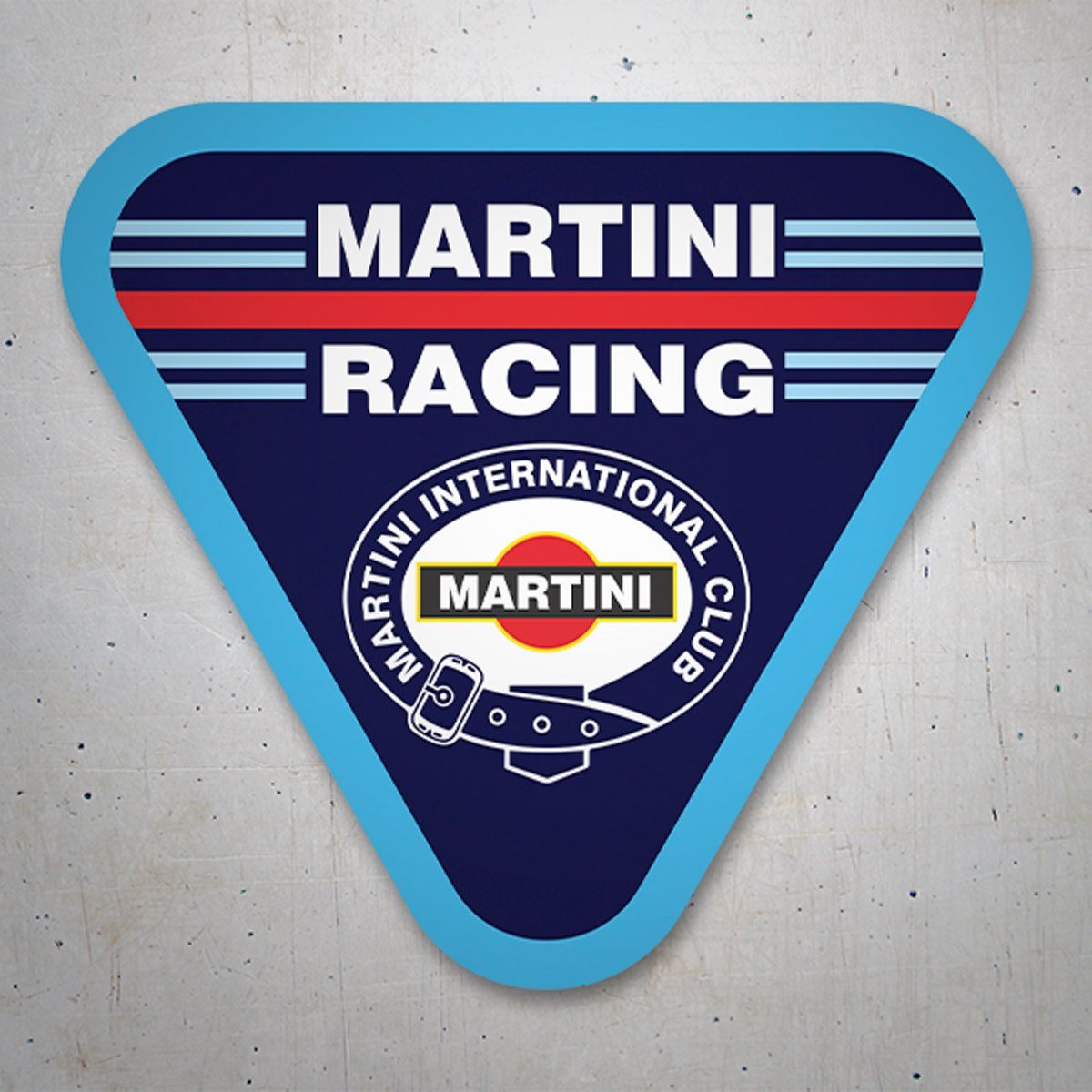 Pegatinas: Pegatina Martini Racing con diseño triangular 3