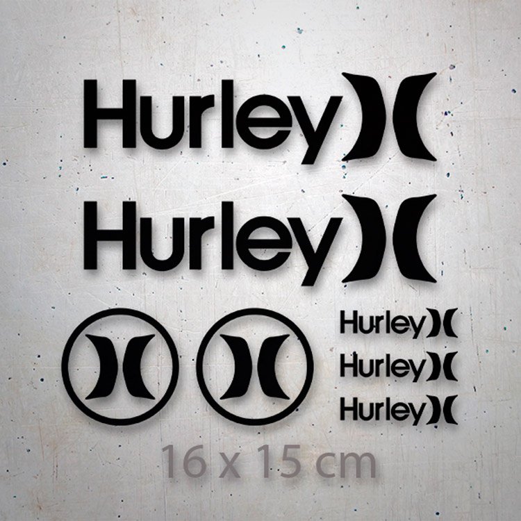 Pegatinas: Set 7X Hurley