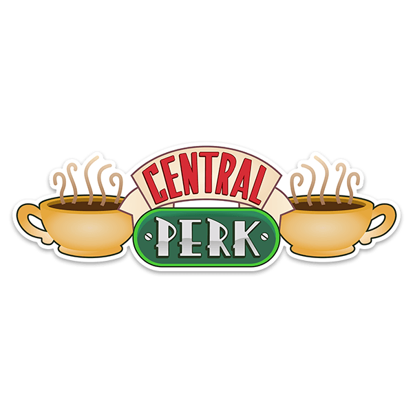 Pegatina Central Perk - Friends | TeleAdhesivo.com