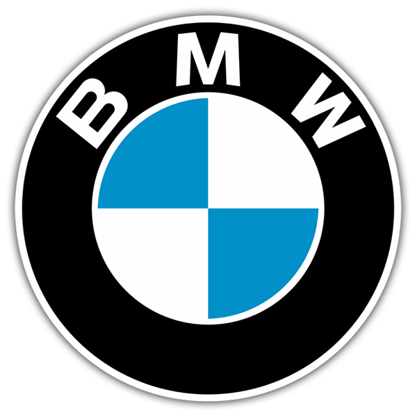 Pegatinas: Emblema BMW Clásico Retro