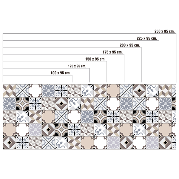 Vinilos Decorativos: Azulejos de formas geométricas