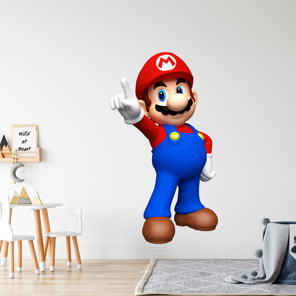 Nintendo Wall Graphics, pegatinas de Mario para tu pared