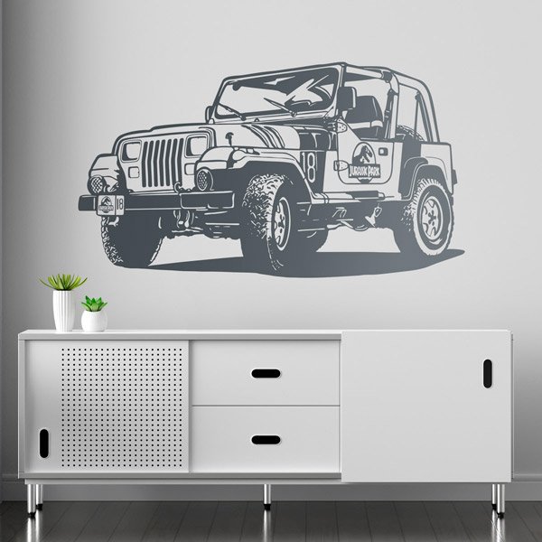 Vinilos Decorativos: Jeep Wrangler Jurassic Park