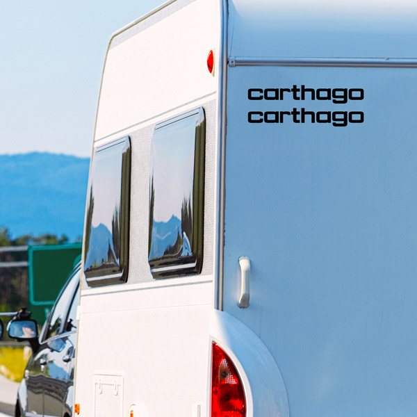 Vinilos autocaravanas: Carthago 2