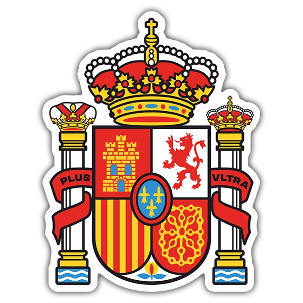Adhesivo Escudo de España