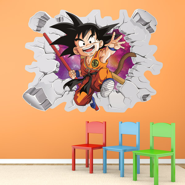 Pegatina Bola 4 Goku - Dragon Ball